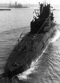 The U-331, a Type VII U-boat