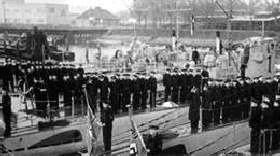 Commissioning of 1st Weddigen Flotilla