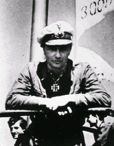 Korvettenkapitan Johannes Mohr, commander of the "Edelweiss Boat" U-124...