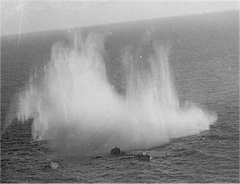 One of the last photos off the U-507 attacked by plane in Brazilian Coast. This boat...