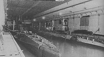 U-boat bunker in St. Nazaire, occupied France